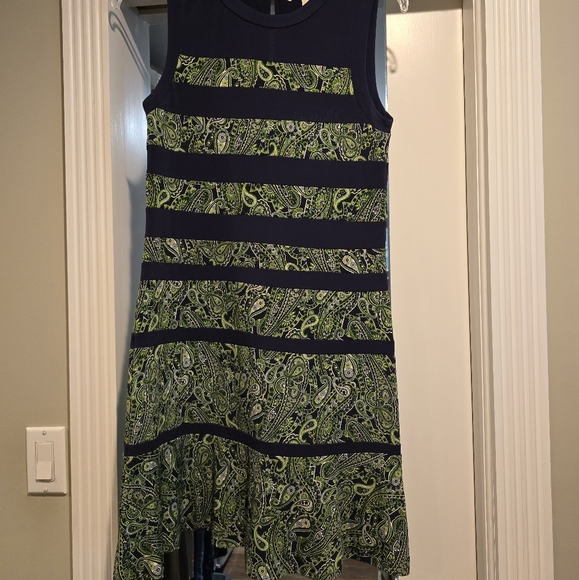 Michael Kors Dresses & Skirts - Michael Kors navy and green dress Medium